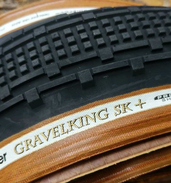 Покрышка GRAVELKING SK+ Panaracer, 700x38C Black/Brown - изображение 4