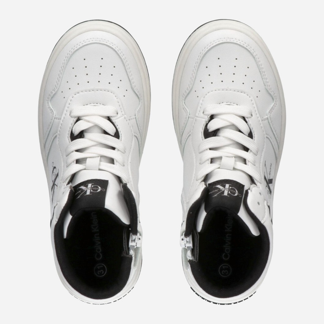 Підліткові кросівки для хлопчика Calvin Klein Jeans SNEAKER V3X9-80730-1355100 38 Білі (8052578356708) - зображення 6