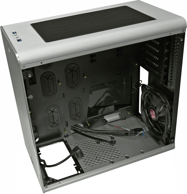Корпус Raijintek Thetis Window Silver (4715109921243) - зображення 5