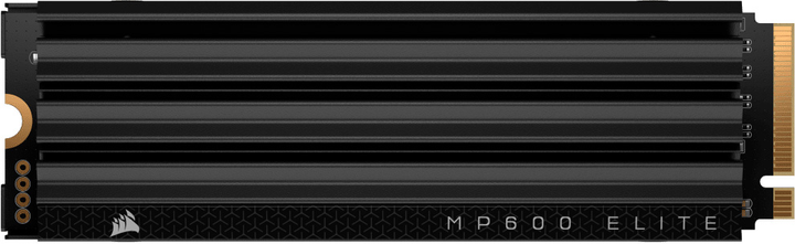 SSD dysk Corsair MP600 ELITE HS 1TB M.2 NVMe PCIe 4.0 x4 3D NAND (TLC) Black (CSSD-F1000GBMP600EHS) - obraz 1