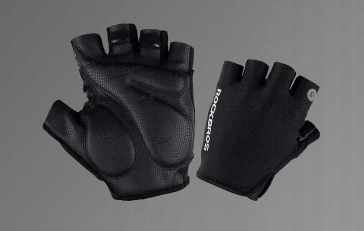 Велорукавички Rockbros S106BK XL Чорні (7016802869335) - зображення 7