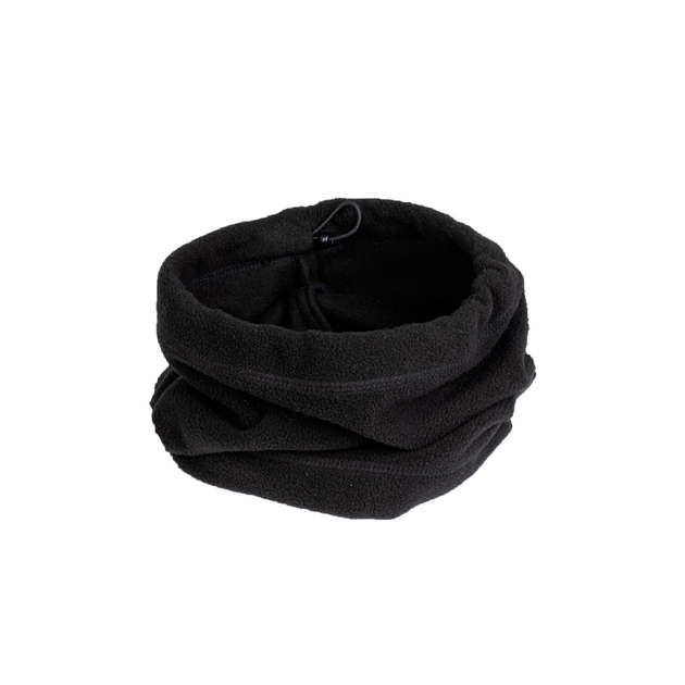 Мультифункціональний головний убір Sturm Mil-Tec Neck Warmer Fleece Black (12623002) - изображение 2