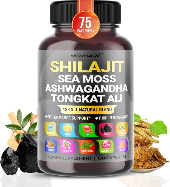 Мумие Шиладжит премиум-класса Nessarit SHILAJIT 150 капсул – фото ...