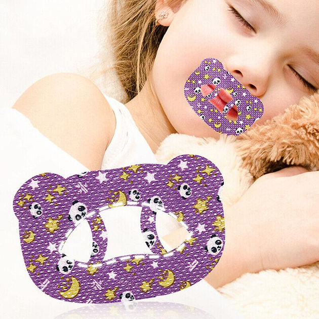 Смужки для забезпечення носового дихання уві сні Kids Sleep Strips 30 шт Дитячі РК018 - зображення 1