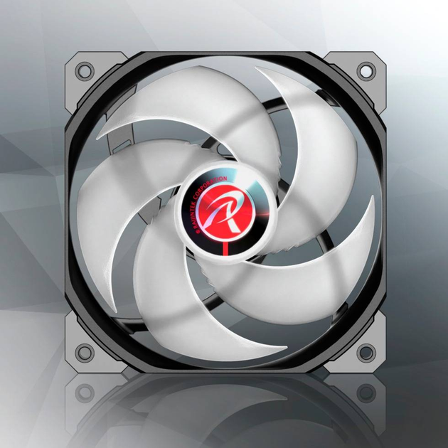 Вентилятор Raijintek Ageras 12 ARGB-3 Черный (4715109924015) - изображение 2