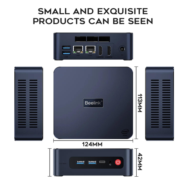 ☆ Beelink U59 pro Mini PC 、ミニ 低電力ミニPC 99 Мікрокомп'ютер Beelink U59 Pro Mini PC Intel Celeron N5105