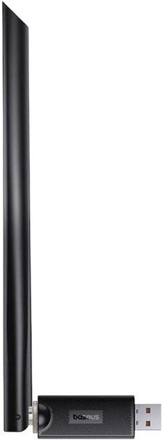 Wi-Fi adapter Baseus FastJoy with antena 150 Mbps Black (B01317600111-00) - obraz 1