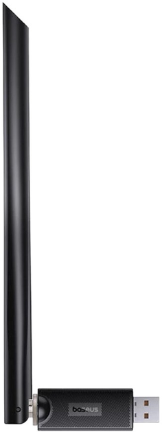 Wi-Fi adapter Baseus FastJoy with antena 650 Mbps Black (B01317600111-02) - obraz 1