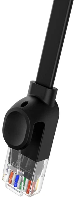 Patchcord Baseus Cat 6 UTP 30 m Black (B00133205111-02) - obraz 4
