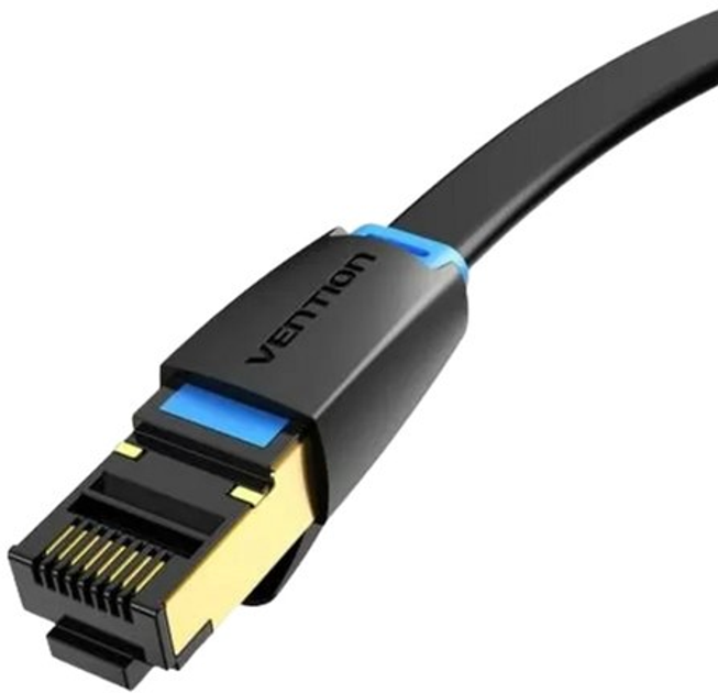 Патч-корд Vention Cat 8 U/FTP 1.5 м Black (6922794743779) - зображення 5