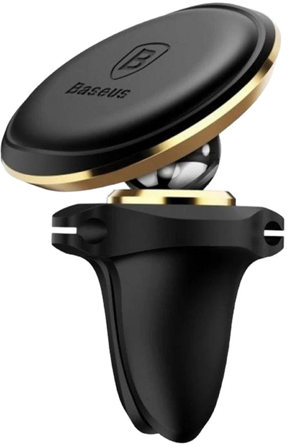 Uchwyt samochodowy magnetyczny Baseus Magnetic Air Vent Gold (C40141201G13-00) - obraz 4