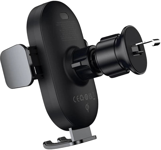 Автотримач із бездротовою зарядкою Baseus LightChaser Electric Car Mount Black (C40355900121-00) - зображення 7
