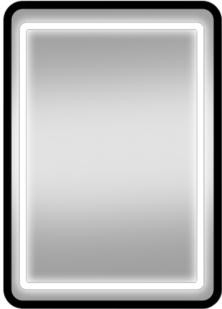 Акція на Дзеркало MIRROR TRADE 60x80 см с LED-подсветкой SLP №36 600х800 Black від Rozetka