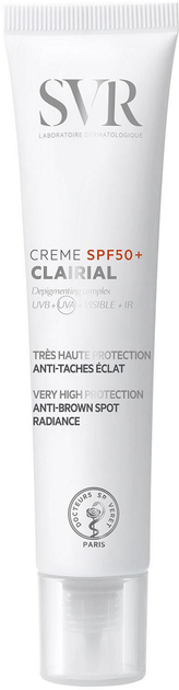 Krem przeciwsłoneczny do twarzy SVR Clairial SPF 50+ 40 ml (3662361003037) - obraz 1