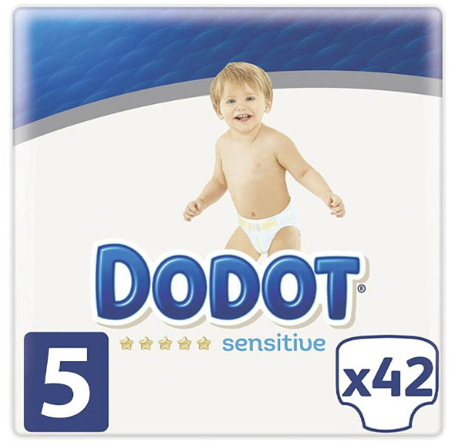 Підгузки Dodot Sensitive Розмір 5 11-16 кг 42 шт (8001841144900) - зображення 1