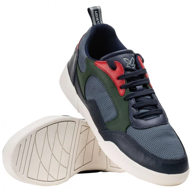 Кросівки Lyle & Scott Moncur Men Leather Sneakers FW1206-Z875, 43