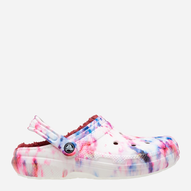 Chodaki damskie ocieplane Crocs Classic Lined Tie-Dye CR206341 42-43 (M9/W11) 27 cm Wielokolorowe (196265163298) - obraz 1