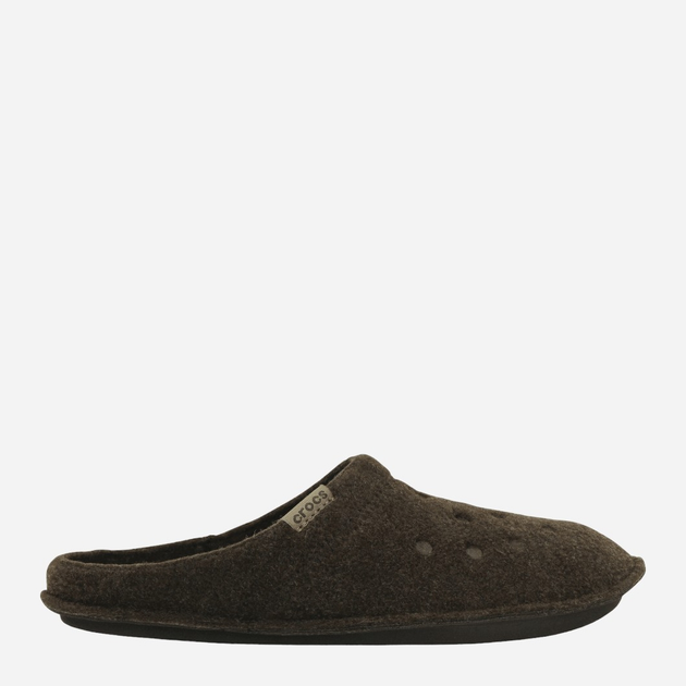 Жіночі домашні капці утеплені із закритим носком Crocs Classic Lined Slipper CR203600 38-39 (M6/W8) 24 см Кавові (887350816587) - зображення 1