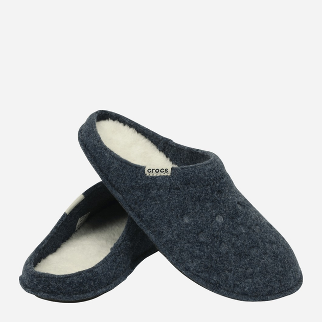 Чоловічі домашні капці утеплені із закритим носком Crocs Classic Lined Slipper CR203600 46-47 (M12) 30 см Сині (887350817003) - зображення 2