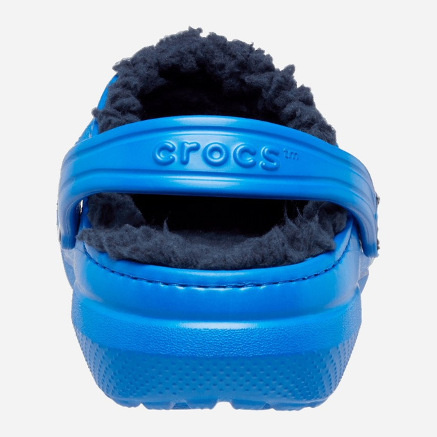 Дитячі крокси-сабо утеплені для хлопчика Crocs Classic Fuzz-Lined Casual CR207009 24-25 (C8) 15.5 см Блакитні (196265146734) - зображення 3
