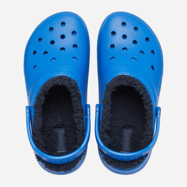 Дитячі крокси-сабо для хлопчика утеплені Crocs Classic Lined CR207010 29-30 (C12) 18.8 см Блакитні (196265146833) - зображення 4