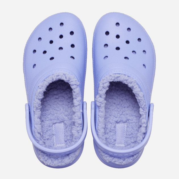 Дитячі крокси-сабо для дівчинки Crocs Classic Lined CR207010 28-29 (C11) 18 см Лавандові (196265146918) - зображення 4