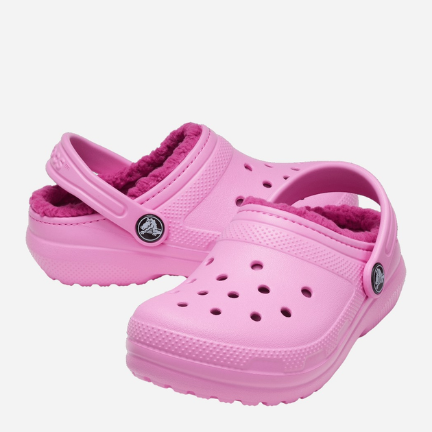 Дитячі крокси для дівчинки Crocs Classic Lined CR207010 29-30 (C12) 18.8 см Світло-рожеві (191448894495) - зображення 2