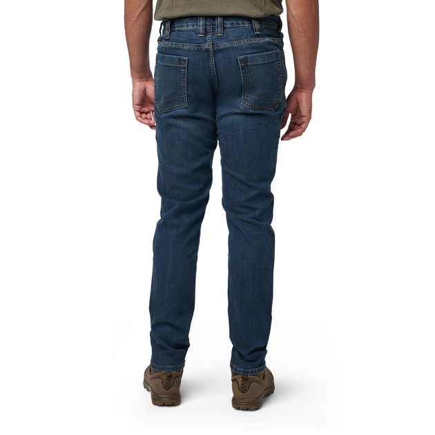 Штани тактичні джинсові 5.11 Tactical Defender-Flex Slim Jeans Basic Blue Wash W28/L30 (74465-1022) - изображение 2