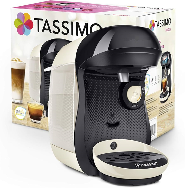 Набор Капсульная Кофеварка Tassimo Happy Cream + Дегустационный Box 4 упаковки на 48 порций - Фото 3 Набор Капсульная Кофеварка Tassimo Happy Cream + Дегустационный Box 4 упаковки на 48 порций - изображение 3