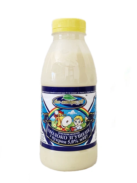 Молоко сгущенное Эко-молпродукт с сахаром 5% 500 г - Фото 1 Молоко сгущенное Эко-молпродукт с сахаром 5% 500 г - изображение 1