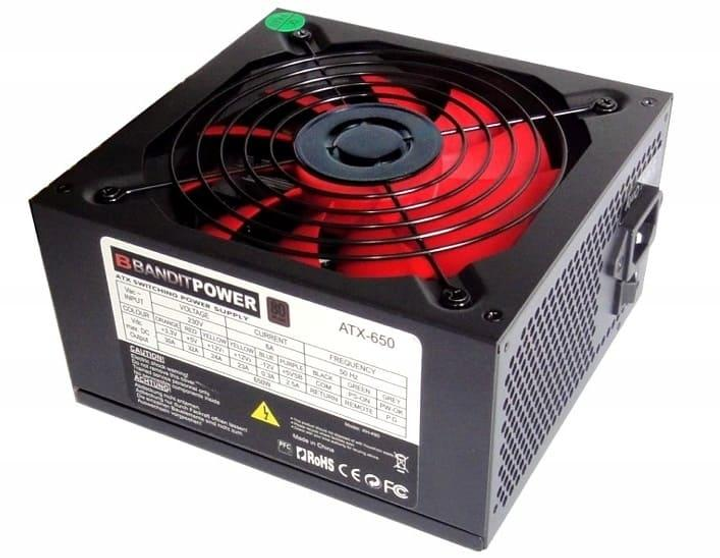 Блок живлення Bandit HX-490 650W - зображення 3