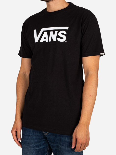 Футболка бавовняна чоловіча Vans CLASSIC TEE-B S Чорна (196015429988) - зображення 1