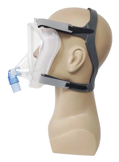 Сіпап маска повнолицева для СІПАП/БІПАП терапії, ШВЛ, неінвазивної вентиляції легень, розмір L - зображення 2