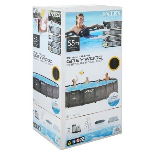 Бассейн каркасный круглый Intex 549 x 122 см 24 311 л Картриджный
