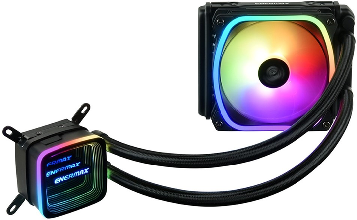 Система жидкостного охлаждения Enermax AquaFusion 120 Black (ELC-AQF120-SQA) - изображение 2