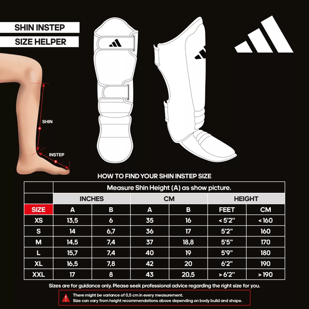 Защита голени и стопы для кикбоксинга Adidas Super Pro Shin Instep Guards WAKO (WAKOGSS11) Red XL - изображение 10