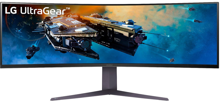 Monitor 45" LG UltraGear 45GR65DC-B - obraz 1