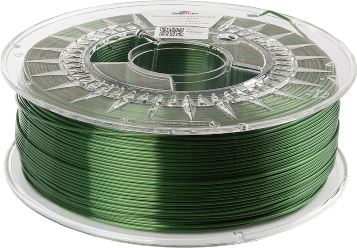 Filament do drukarek 3D Spectrum PLA Silk 1.75 mm 1000 g Zielony tropikalny (5903175652089) - obraz 2