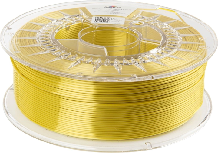 Filament do drukarek 3D Spectrum PLA Silk 1.75 mm 1000 g Delikatny żółty (5903175652072) - obraz 2