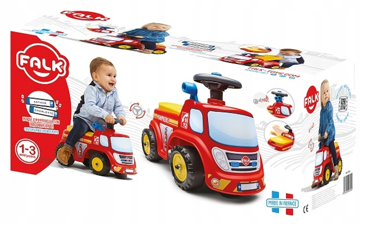 Jeździk Falk 700 wóz strażacki (3016200007005) - obraz 4