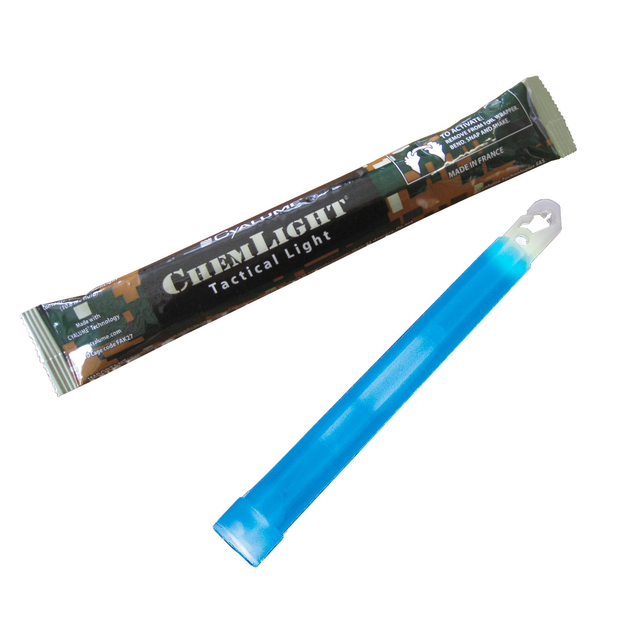 Химический источник света (ХИС) Cyalume ChemLight 6” Blue - изображение 2