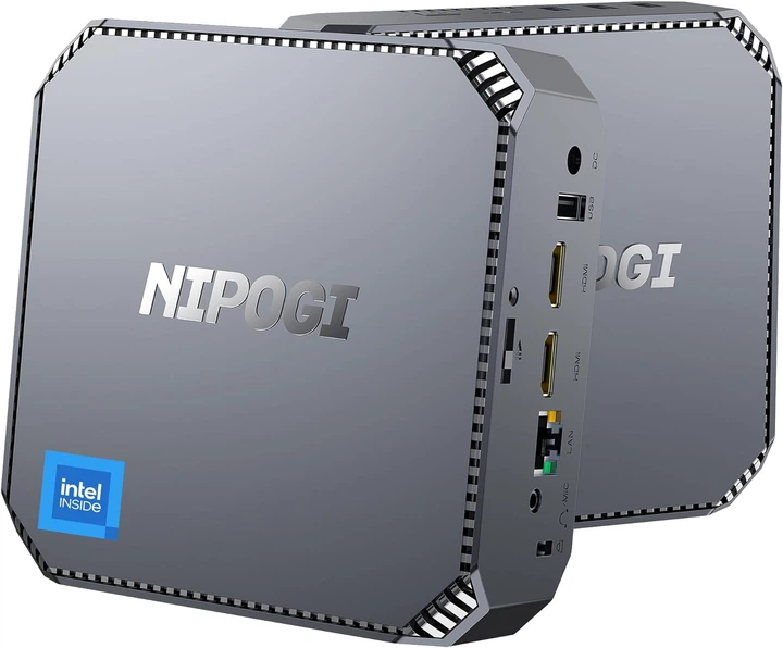 NiPoGi AK2PLUS ミニPC 16GB RAM 512GB SSD Мини ПК NiPoGi AK2 Plus / Intel N100 / RAM 16GB / SSD 512GB / 2 x