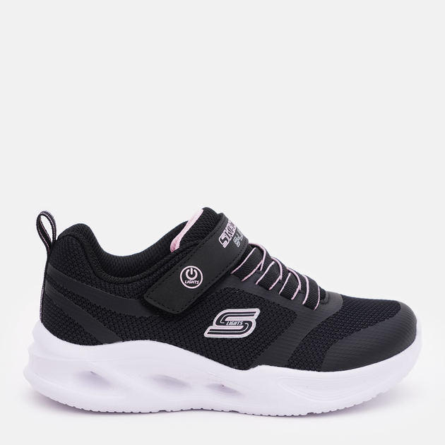 Детские с подсветкой кроссовки для девочки Skechers 303715L BLK 27.5 ...