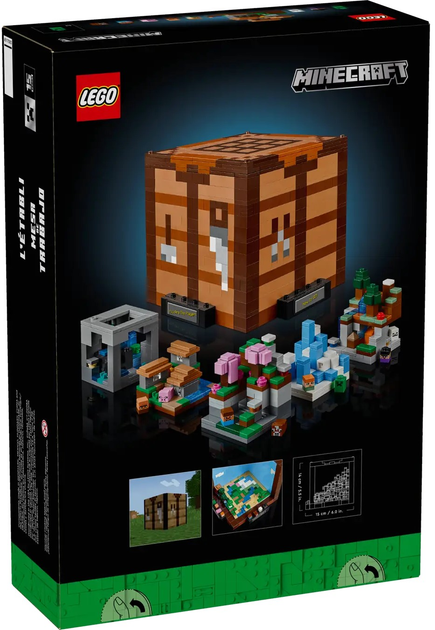 Zestaw klocków LEGO Minecraft Stół warsztatowy 1195 elementów (21265) - obraz 1