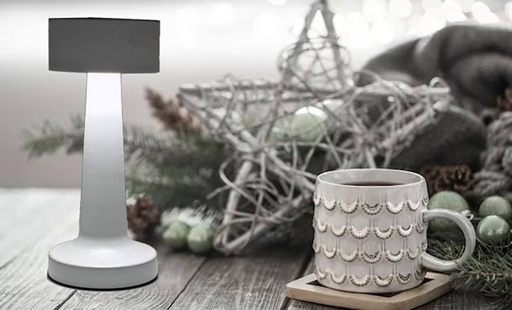 Настольная светодиодная лампа Esllse DOWN LIGHT с аккумулятором 2Вт Белая - изображение 6