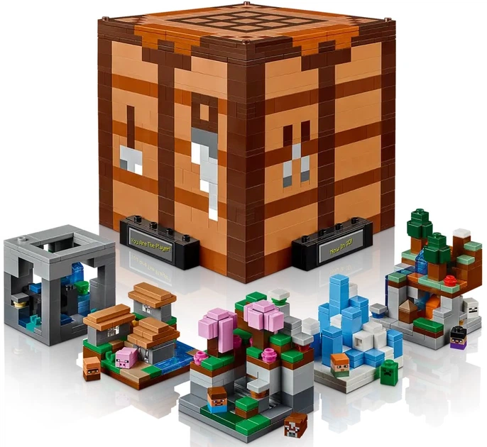 Конструктор LEGO Minecraft Верстак 1195 элементов (21265