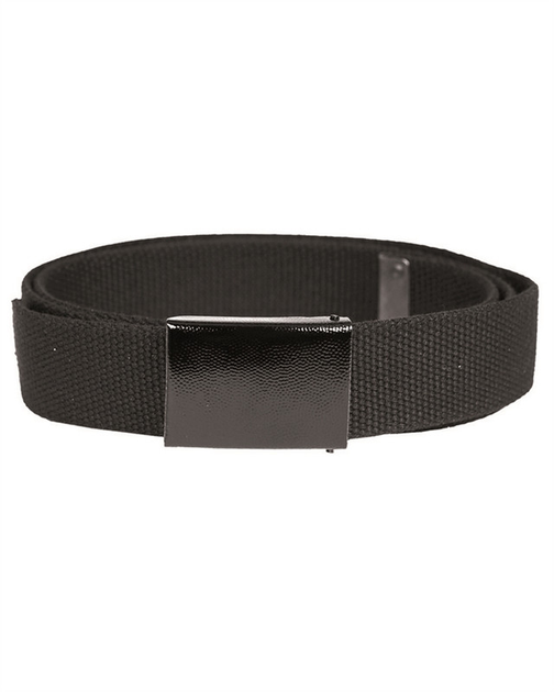 Ремінь тактичний Mil-Tec 100см German Web Belt Black (13102002-100) - зображення 1