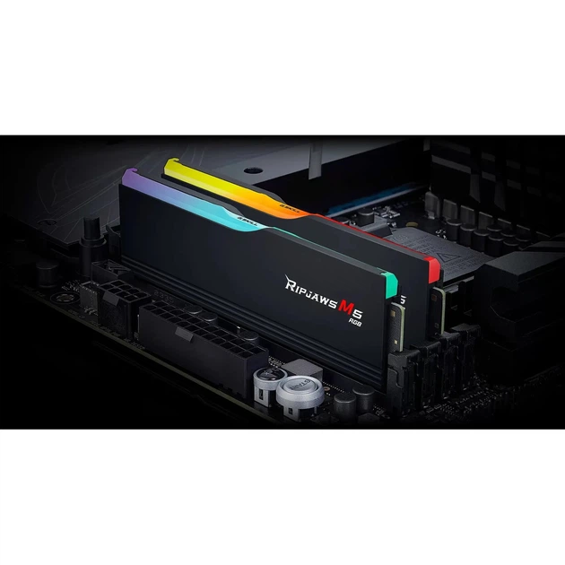 Модуль пам'яті G.Skill Ripjaws M5 RGB Black DDR5-6000 64GB (2x32GB