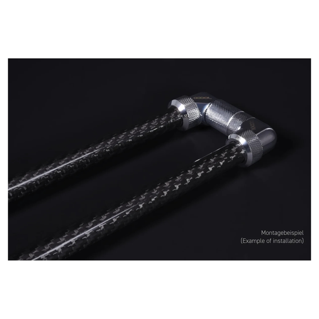 Трубка Alphacool S16 Карбонова HardTube 16mm 4x 80cm (1021877) - изображение 4
