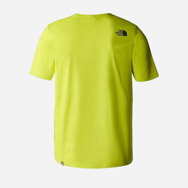 Футболка бавовняна чоловіча The North Face EASY TEE LED S Жовта (196249633090) - зображення 2